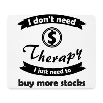 Stocks and Investments Investor - Mouse Pad (horizontal) - white - Front