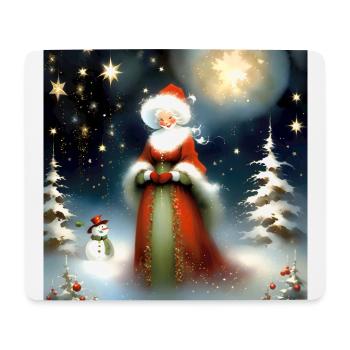 Joyeux Noel #2 - Tapis de souris (format paysage) - blanc - Devant