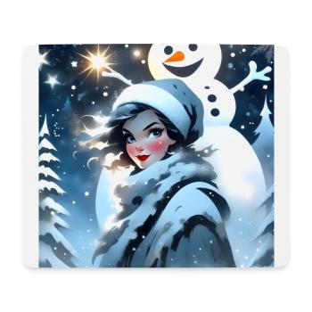 Joyeux Noel #10 - Tapis de souris (format paysage) - blanc - Devant