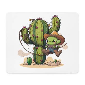 Cactus Rodeo - Mouse Pad (horizontal) - white - Front