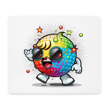 Tanzende Königin - Mousepad (Querformat) - Weiß - Vorne
