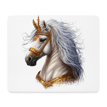 Monture royale - Tapis de souris (format paysage) - blanc - Devant