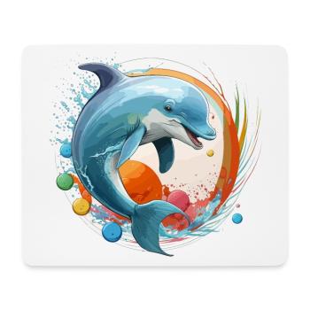 Plaisir éclaboussant - Tapis de souris (format paysage) - blanc - Devant