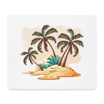 Le Beachcomber - Tapis de souris (format paysage) - blanc - Devant
