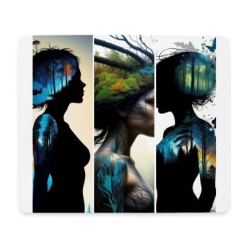 Mutter Natur - Mousepad (Querformat) - Weiß - Vorne