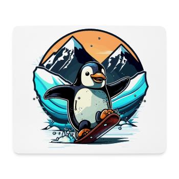 Happy Penguin - Mouse Pad (horizontal) - white - Front