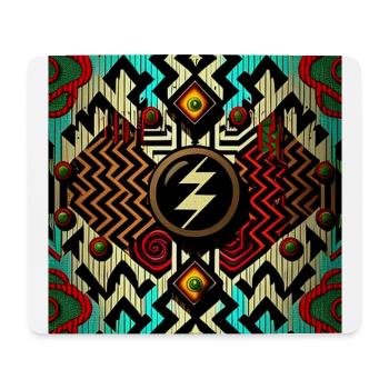 Elektrische Verzierungen - Mousepad (Querformat) - Weiß - Vorne
