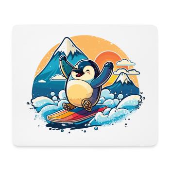 Happy Penguin - Mouse Pad (horizontal) - white - Front