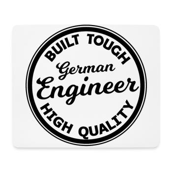 The German Engineer - Mouse Pad (horizontal) - white - Front