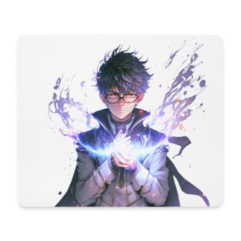 Apprenti sorcier Mage de feu - Tapis de souris (format paysage) - blanc - Devant