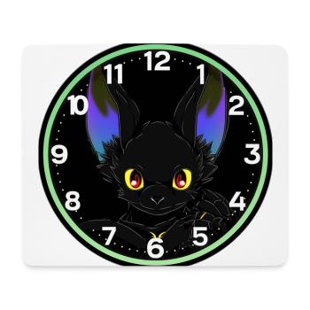 Fledermaus-Stunden-Maus - Mousepad (Querformat) - Weiß - Vorne