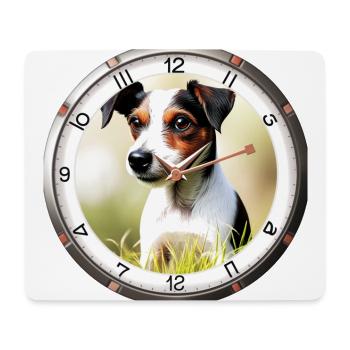 Le temps des champs - Tapis de souris (format paysage) - blanc - Devant