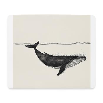 Whale Sea Marine Conservation - Mouse Pad (horizontal) - white - Front