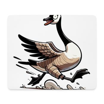 Lustiges kanadisches Gans-Meme - Mousepad (Querformat) - Weiß - Vorne