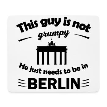 Trip to Berlin - Mouse Pad (horizontal) - white - Front