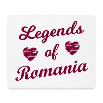 Die Mythen aus Rumänien - Mousepad (Querformat) - Weiß - Vorne