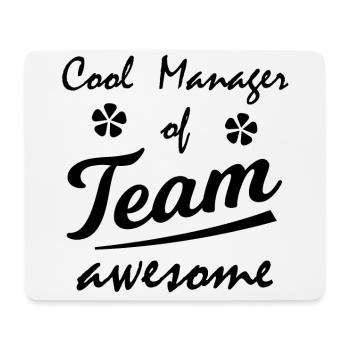 Der beste Team Supervisor - Mousepad (Querformat) - Weiß - Vorne