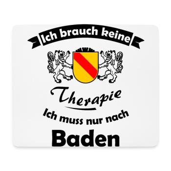 Vacances dans le Badnerland - Tapis de souris (format paysage) - blanc - Devant