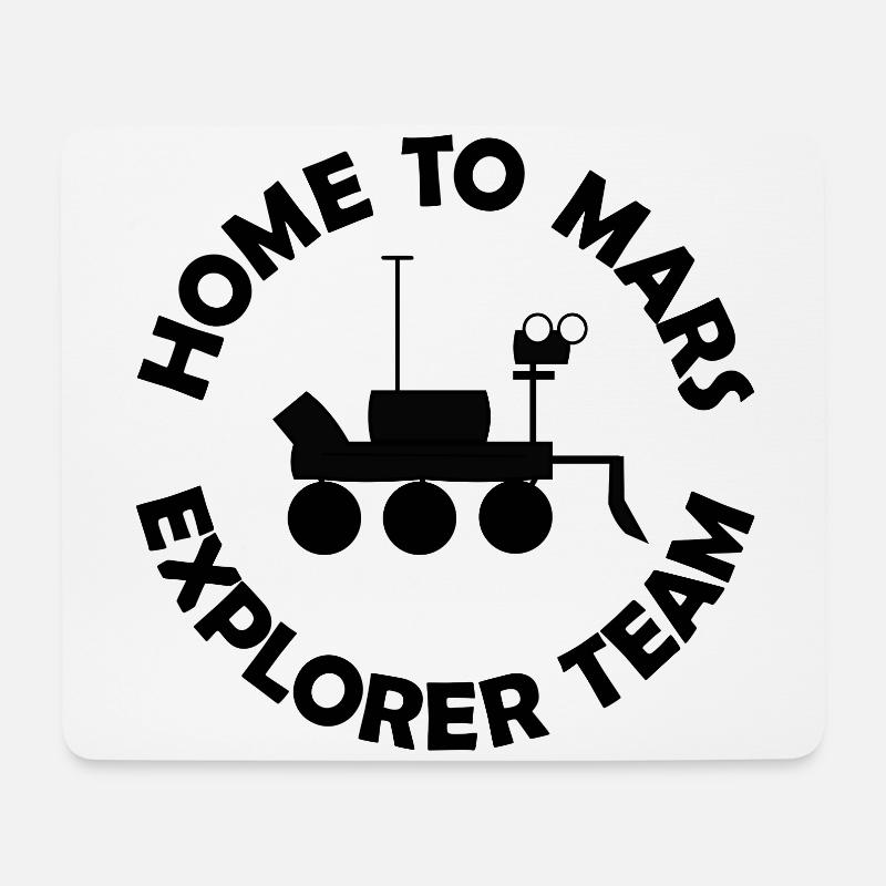 Der Ausflug zum Mars - Mousepad (Querformat) - Weiß
