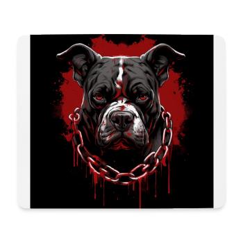 American Bullterrier - Mousepad (Querformat) - Weiß - Vorne