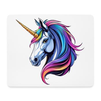 A charming unicorn - Mouse Pad (horizontal) - white - Front
