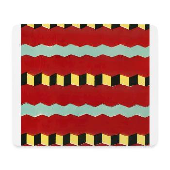 buntes japanisches Muster Mauspad Mauspad - Mousepad (Querformat) - Weiß - Vorne