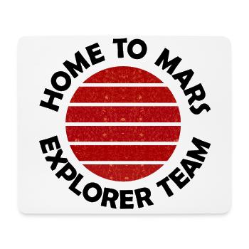 The rocket mission into space - Mouse Pad (horizontal) - white - Front