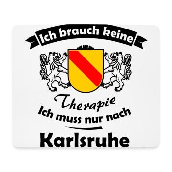 Therapy in Karlsruhe - Mouse Pad (horizontal) - white - Front
