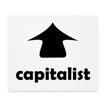 Der Investor und Kapitalist - Mousepad (Querformat) - Weiß - Vorne