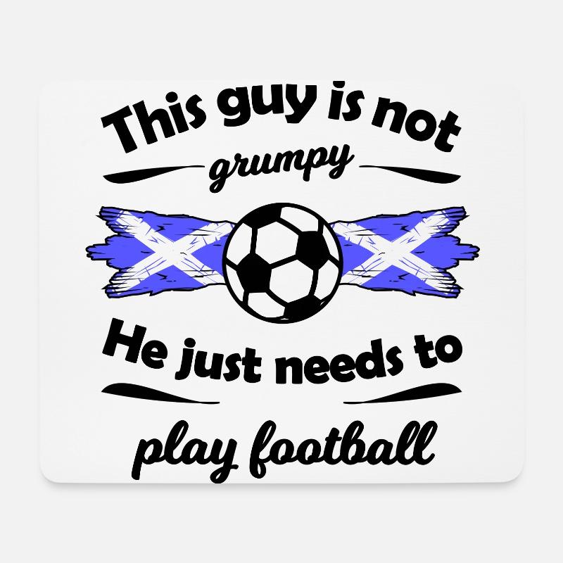 The fans from Scotland - Mouse Pad (horizontal) - white