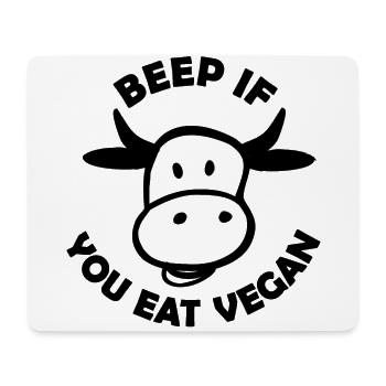 Die veganen Feinschmecker - Mousepad (Querformat) - Weiß - Vorne