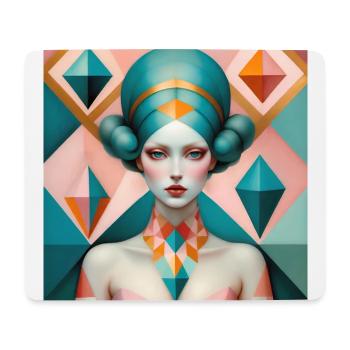 Celestia, Digitale Malerei - Mousepad (Querformat) - Weiß - Vorne