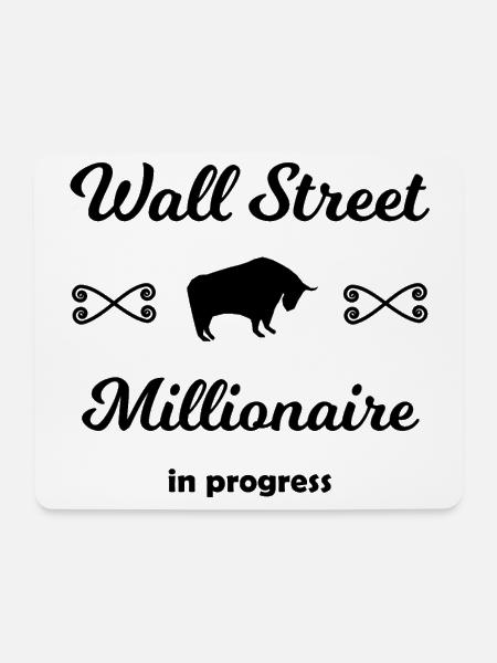 Der Investor Star - Mousepad (Querformat) - Weiß