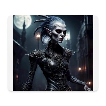 Vamp Alien - Mousepad (Querformat) - Weiß - Vorne