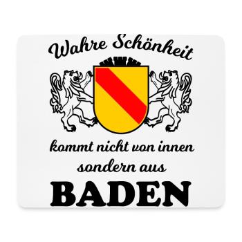 Aus dem schönen Badnerland - Mousepad (Querformat) - Weiß - Vorne