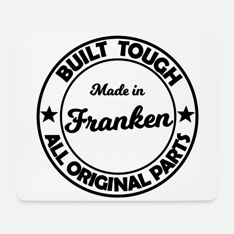 Der Franke aus dem Süden - Mousepad (Querformat) - Weiß