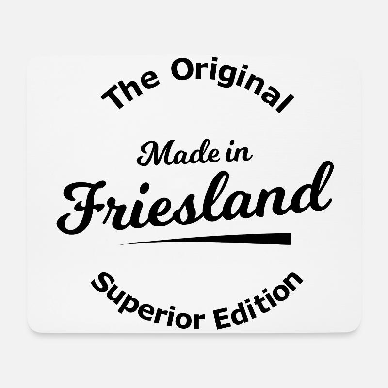 Lustige Sprüche aus Friesland - Mousepad (Querformat) - Weiß