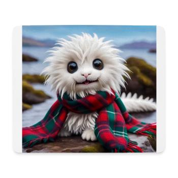 Little Nessie - Mouse Pad (horizontal) - white - Front