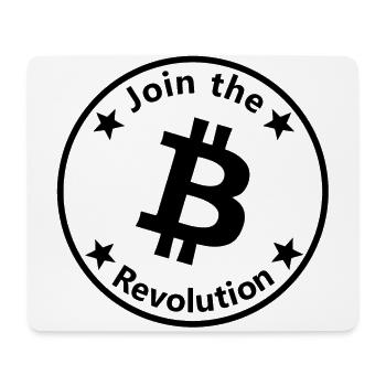 La révolution crypto commence - Tapis de souris (format paysage) - blanc - Devant