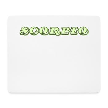 Logo "Scorpion" - Tapis de souris (format paysage) - blanc - Devant