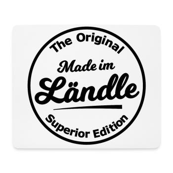 Made in the Ländle - Mouse Pad (horizontal) - white - Front