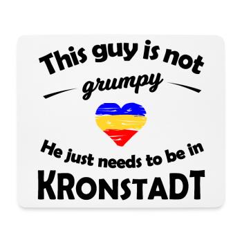 Sehnsucht nach Kronstadt - Mousepad (Querformat) - Weiß - Vorne