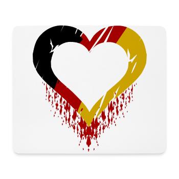 Das Heimweh nach Deutschland - Mousepad (Querformat) - Weiß - Vorne