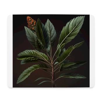 Florale Eleganz - Mousepad (Querformat) - Weiß - Vorne