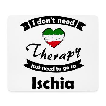Therapie in Ischia - Mousepad (Querformat) - Weiß - Vorne