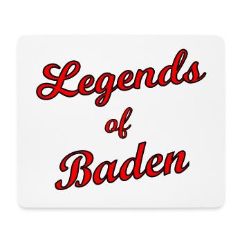 Die badischen Legenden - Mousepad (Querformat) - Weiß - Vorne