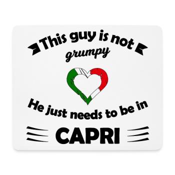 Trip to the island of Capri - Mouse Pad (horizontal) - white - Front
