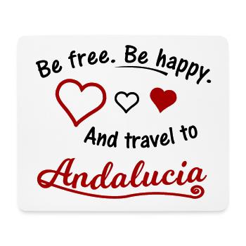Andalusia in southern Spain - Mouse Pad (horizontal) - white - Front