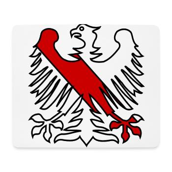 L’aigle de Franconie - Tapis de souris (format paysage) - blanc - Devant