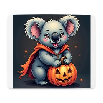 A chibi koala for Halloween - Mouse Pad (horizontal) - white - Front